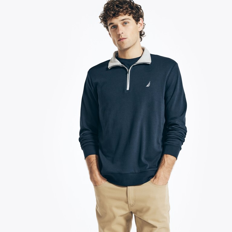 Nautica Quarter-zip Azul Marino | sU8swhzE