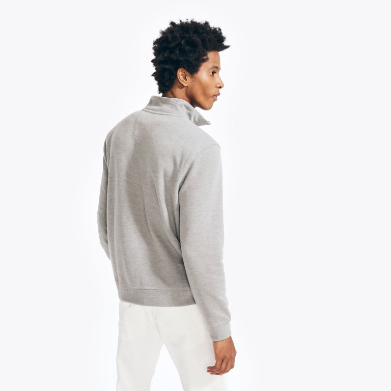 Nautica Quarter-zip Gris | CUkgwYws
