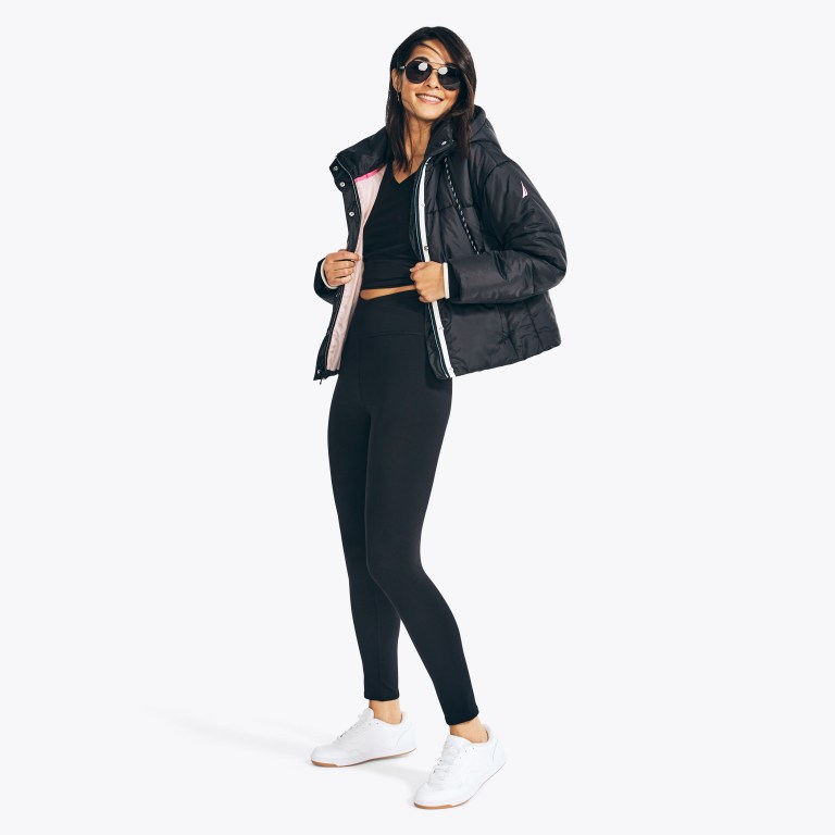 Nautica Quilted Puffer Negras | ZUnQzu5x