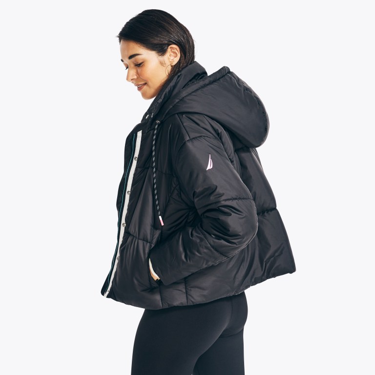 Nautica Quilted Puffer Negras | ZUnQzu5x