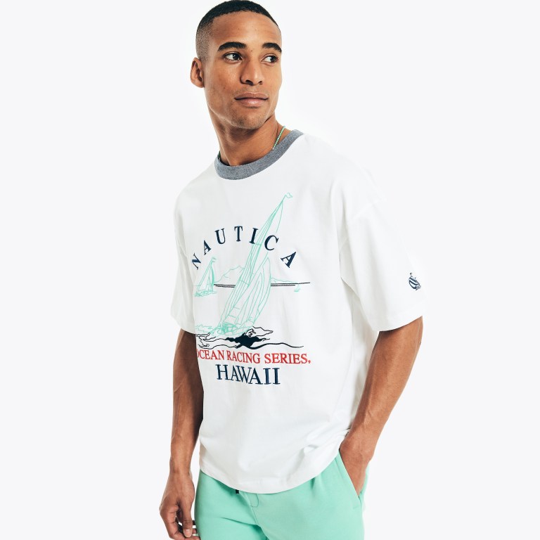 Nautica Reissue Ocean Carreras Blancas | iMSG1qN9