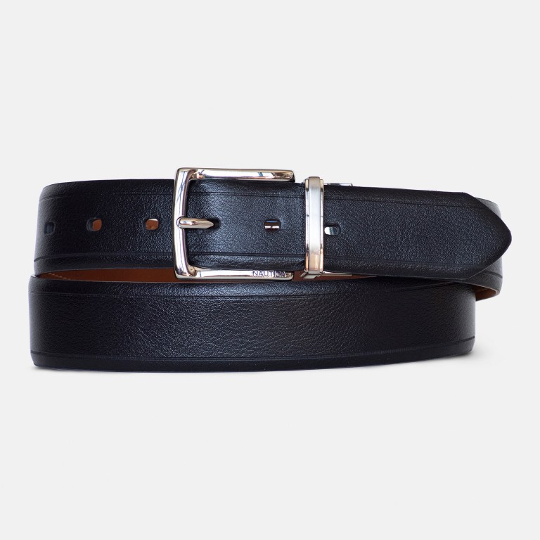 Nautica Reversible Pebbled Negras | figX67jj