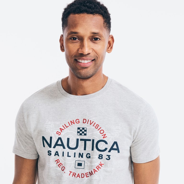 Nautica Sailing Division Estampadas Gris | A6TDjWK1