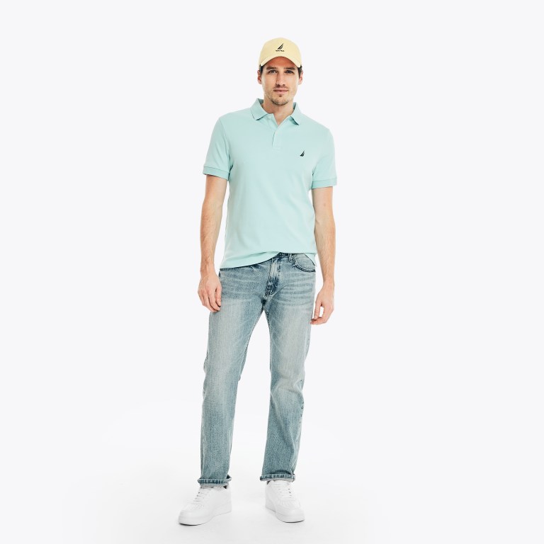 Nautica Slim Fit Interlock Blancas | XbNL6nCd