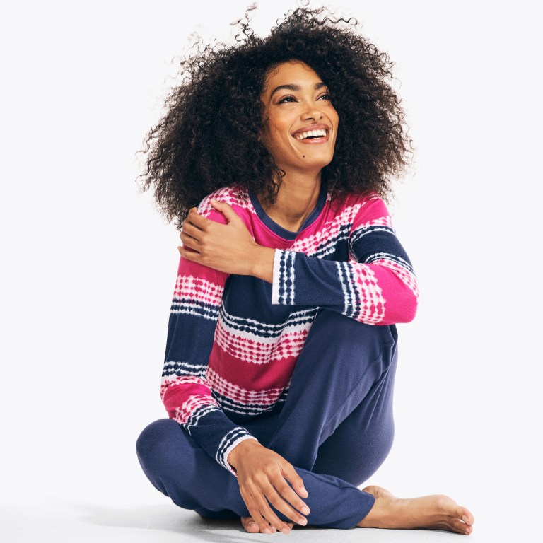 Nautica Striped Pajama Set Turquesa Claro | okgkOzCO