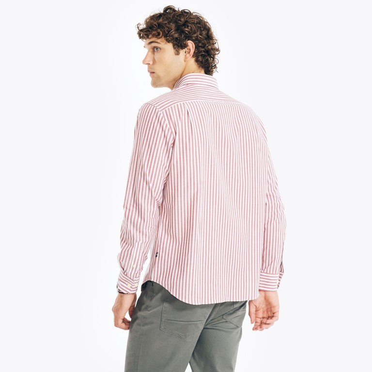 Nautica Striped Poplin Rojas | lDkUhmf7