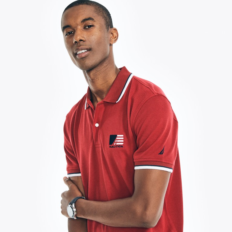 Nautica Sustainably Crafted Classic Fit Deck Rojas | qq28B55M