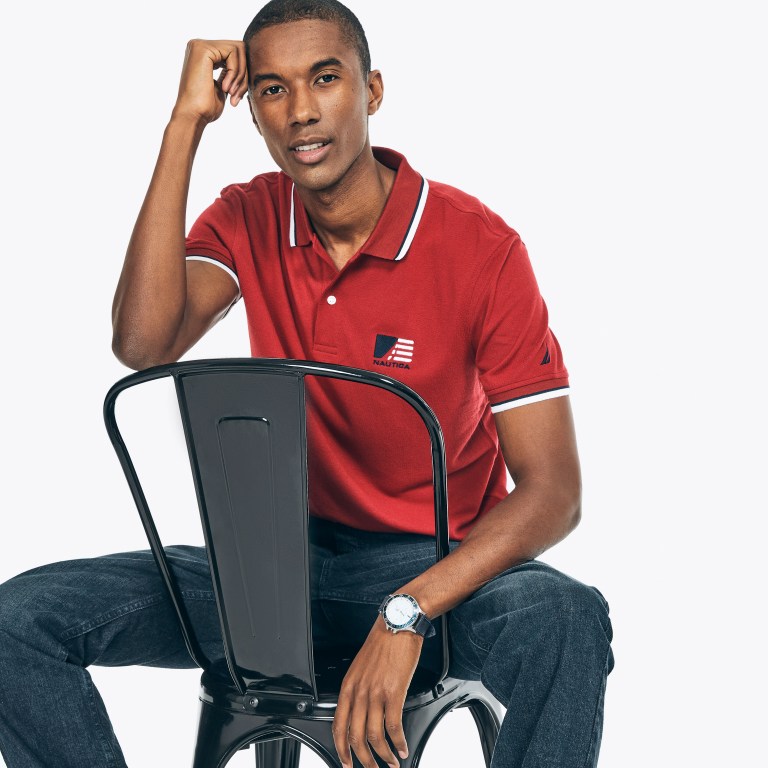 Nautica Sustainably Crafted Classic Fit Deck Rojas | qq28B55M