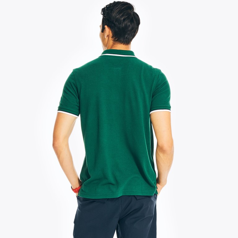 Nautica Sustainably Crafted Classic Fit Deck Verde | ueY01BYd