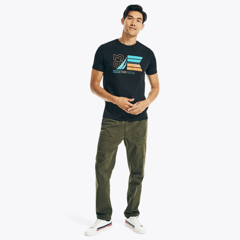 Nautica Sustainably Crafted N83 Estampadas Negras | VCLSrIIa