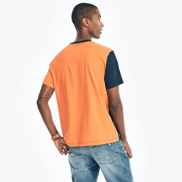 Nautica Sustainably Crafted Nautica Co. Colorblock Naranjas | ExZiQCaV