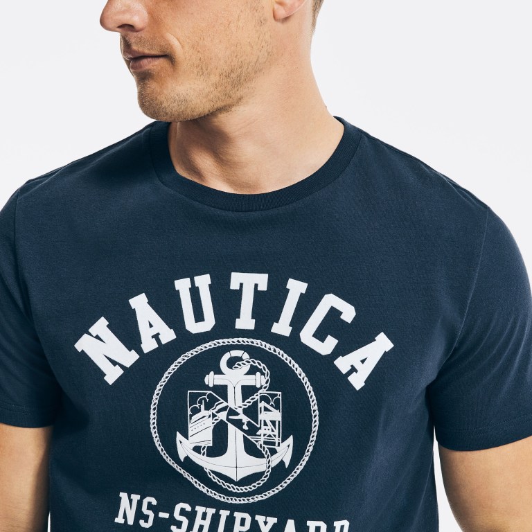 Nautica Sustainably Crafted Ns-83 Estampadas Azul Marino | Ni2yXxOs
