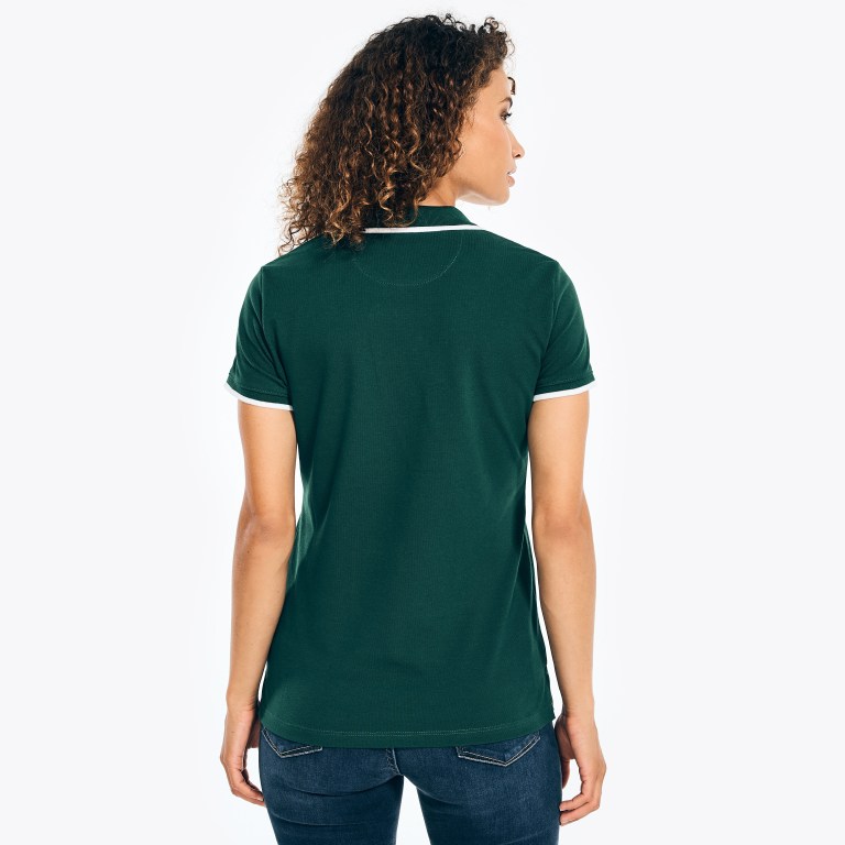 Nautica Sustainably Crafted Ocean Split-neck Verde | 9oH9EPNW