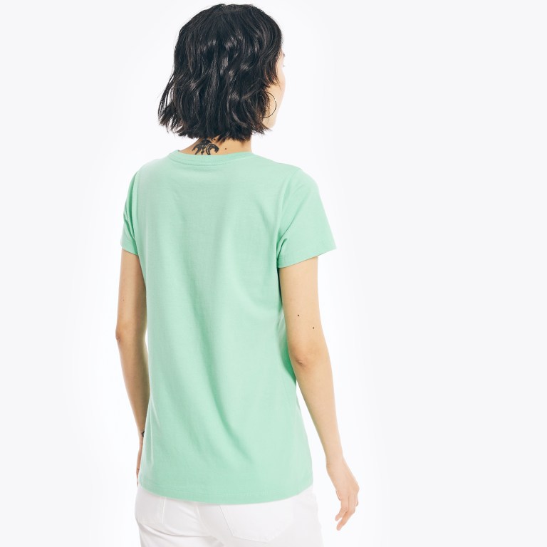 Nautica Sustainably Crafted Sailing Estampadas Verde Menta | 2FAjLjqM