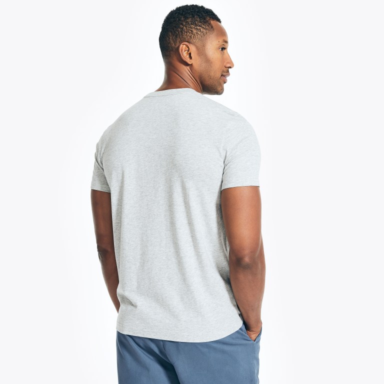 Nautica Sustainably Crafted Usa Sailing Division Estampadas Gris | Xr985mch