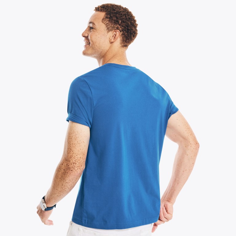 Nautica Sustainably Crafted Yacht Logo Estampadas Azules Oscuro | EpZXHNOi