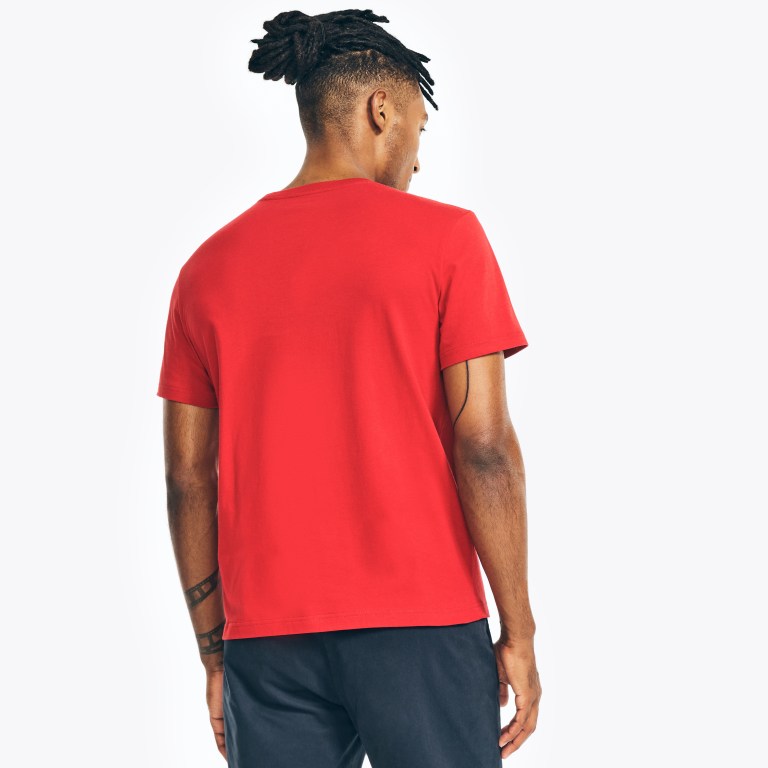 Nautica Sustainably Crafted Yacht Logo Estampadas Rojas | gIEFCIQZ