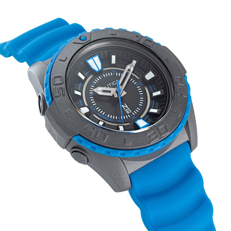 Nautica Textured Silicona 3-hand Multicolor | HXPQ3oyO