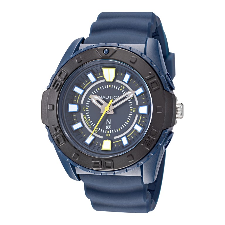 Nautica Textured Silicona 3-hand Multicolor | cSgfZNch