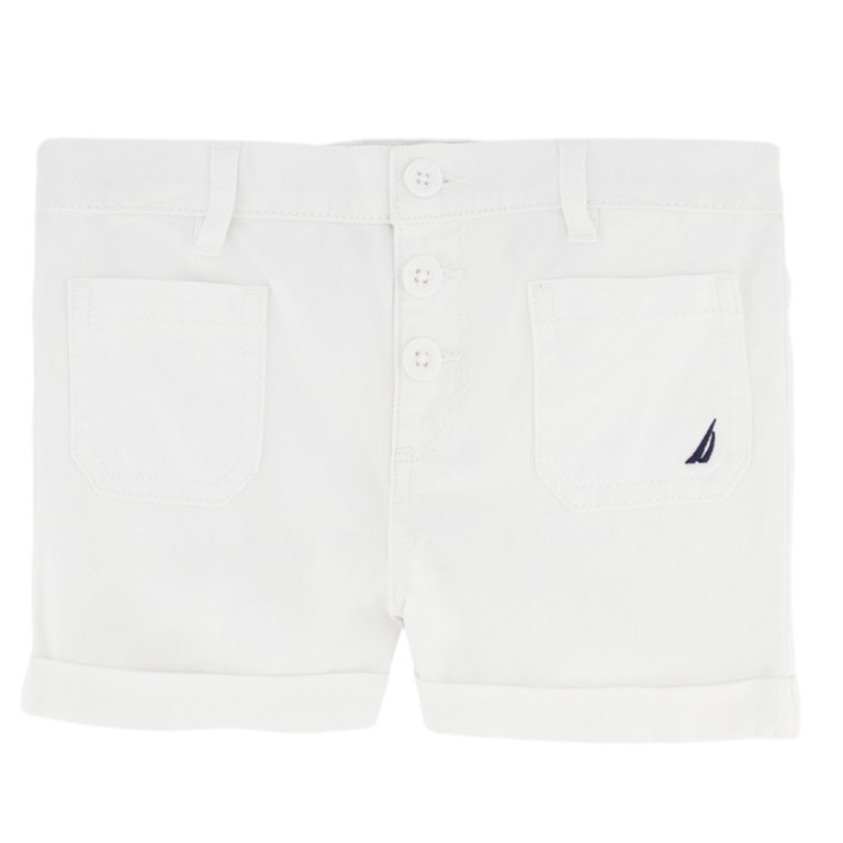 Nautica Toddler Cuffed Pull-on (2t-4t) Blancas Azules | Am1ksPom