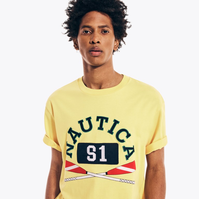 Nautica Urban Necessities X Nautica Estampadas Amarillo Claro | qz1d3IzU