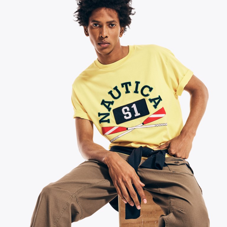 Nautica Urban Necessities X Nautica Estampadas Amarillo Claro | qz1d3IzU