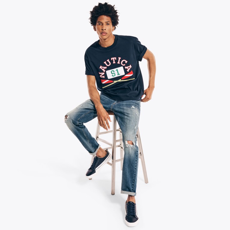 Nautica Urban Necessities X Nautica Estampadas Azul Marino | zcn12Z4x