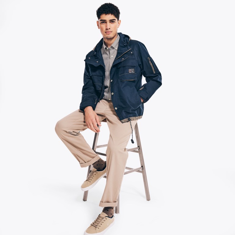 Nautica Utility Encapuchado Azul Marino | nHduWIk9