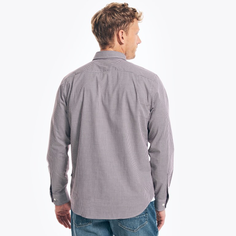 Nautica Wrinkle-resistant Plaid Wear To Trabajo Rojas | uRkiOg5G