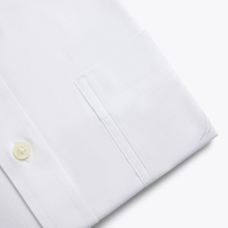 Nautica Wrinkle-resistant Wear To Trabajo -sleeve Blancas | NSLLbR2p