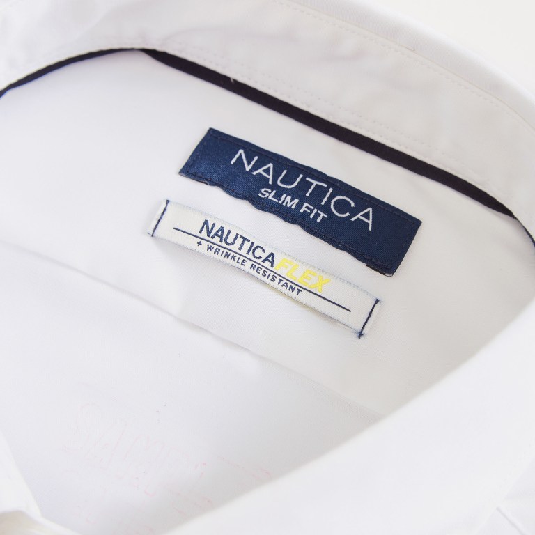 Nautica Wrinkle-resistant Wear To Trabajo Blancas | cK8P1uVQ