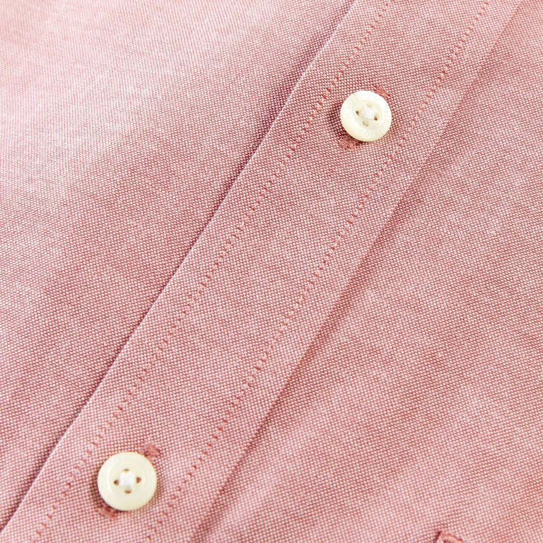 Nautica Wrinkle-resistant Wear To Trabajo -sleeve Rojas | cUVkguvr
