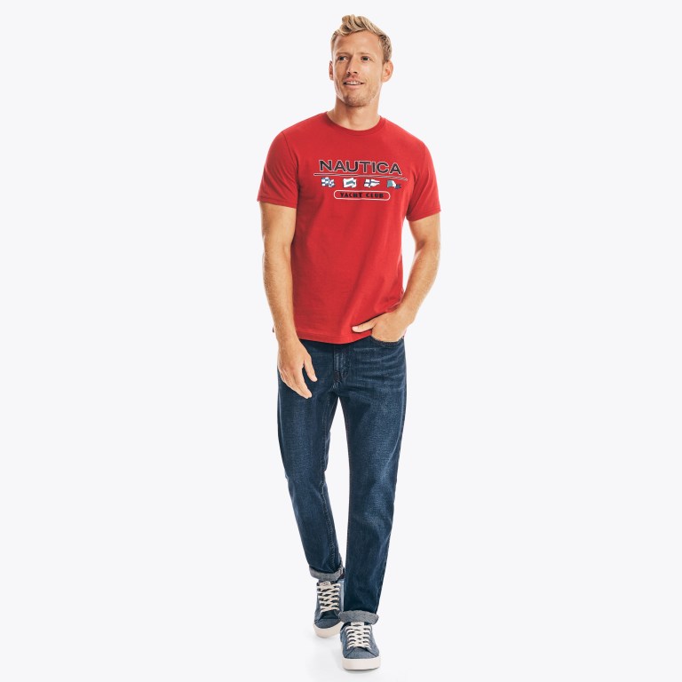 Nautica Yacht Club Estampadas Rojas | GLBFIVsR