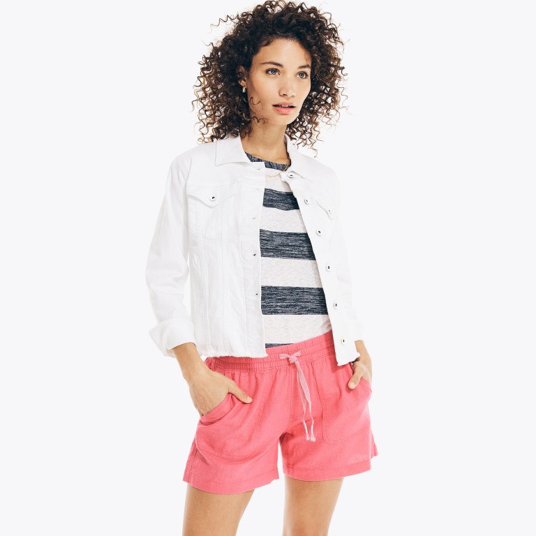 Nautica 4.5" Linen-blend Pull-on Rojas | oGlwGQR1