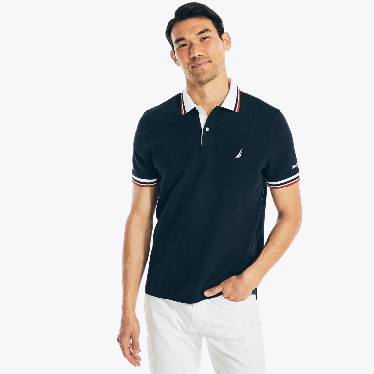 Nautica Classic Fit Solid Azul Marino | 3I4sGPcJ