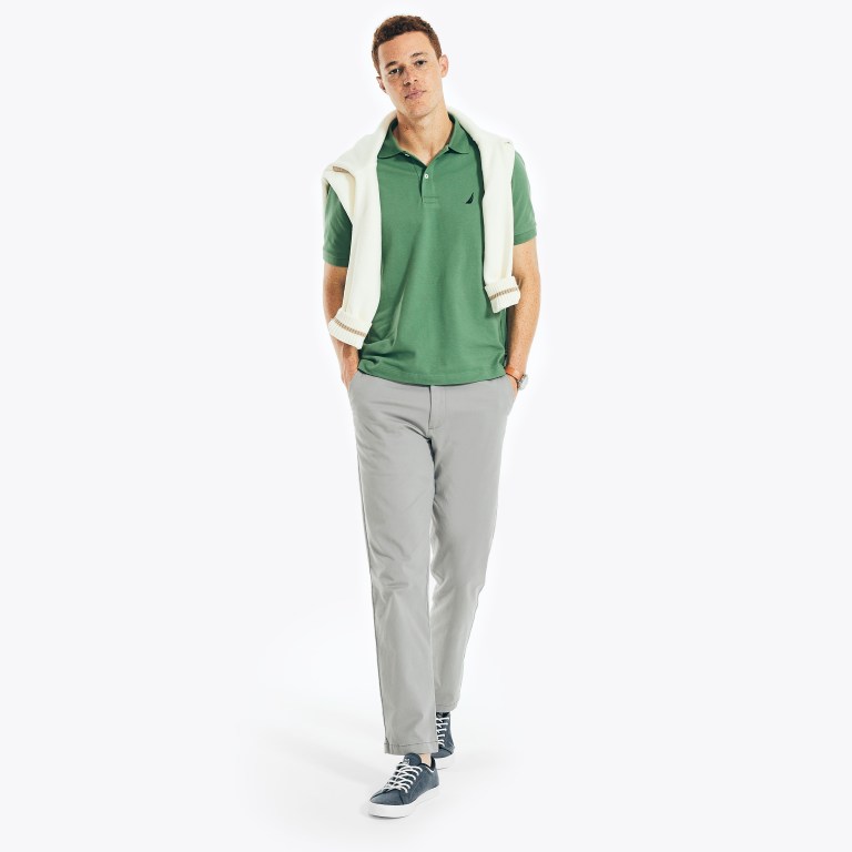 Nautica Classic Fit Twill Gris | MsfjYbw9