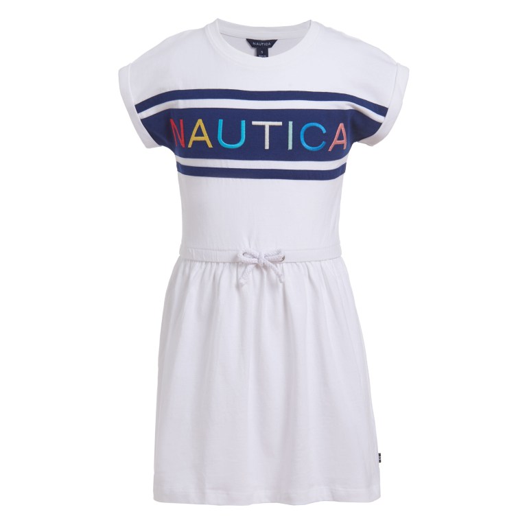 Nautica Little Logo Estampadas (4-7) Blancas Azules | CavIYhNv