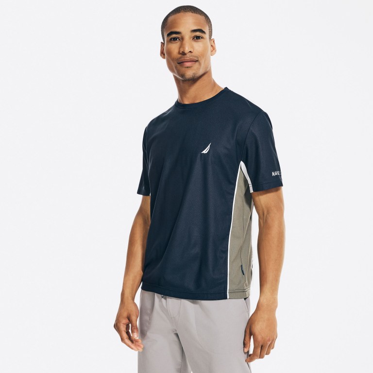 Nautica Navtech Sustainably Crafted Colorblock Azul Marino | psmhFVVU