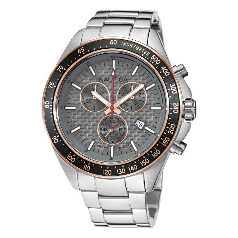 Nautica Ocean Beach Cronógrafo Stainless Steel Multicolor | 6sSTxH59