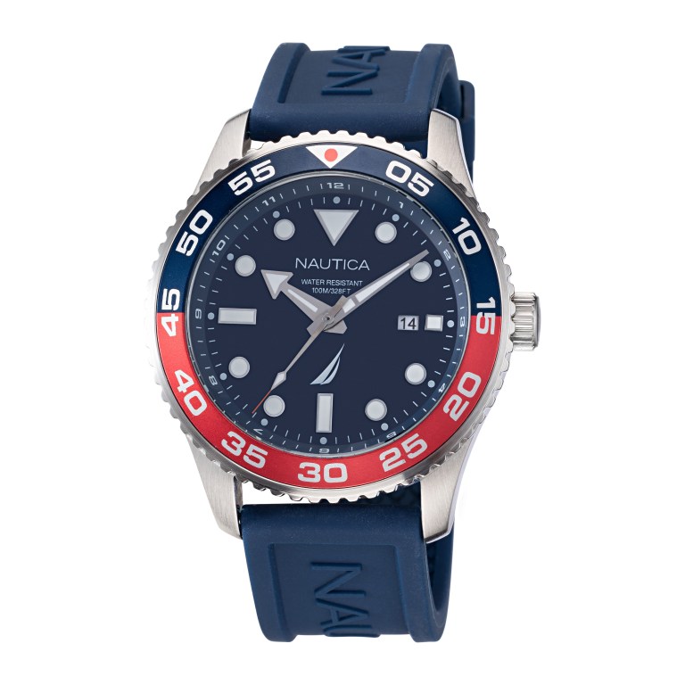 Nautica Pacific Beach Stainless Steel And Silicona Multicolor | 9WIKQf5A