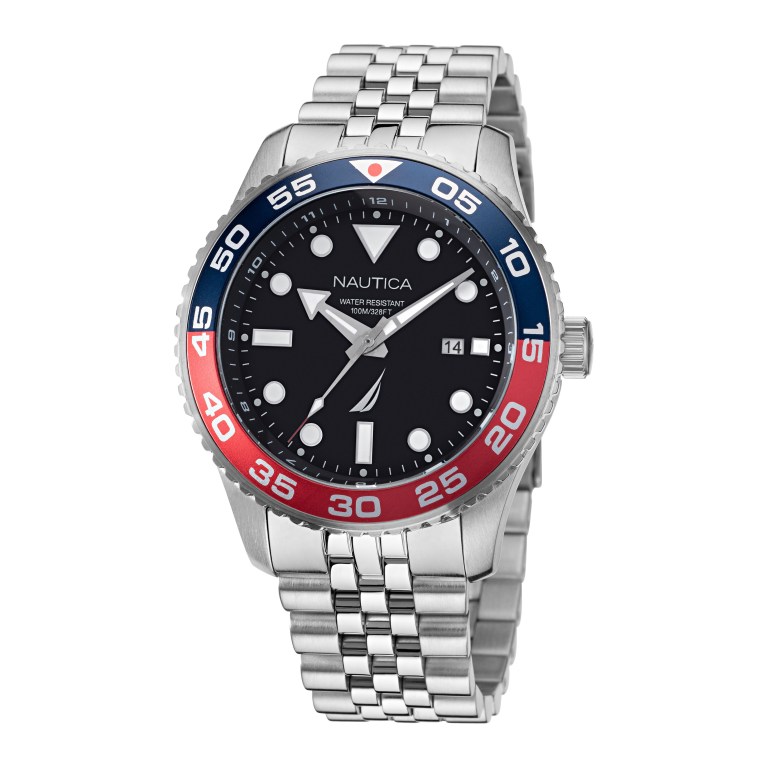 Nautica Pacific Beach Stainless Steel Multicolor | CjLhbCeh