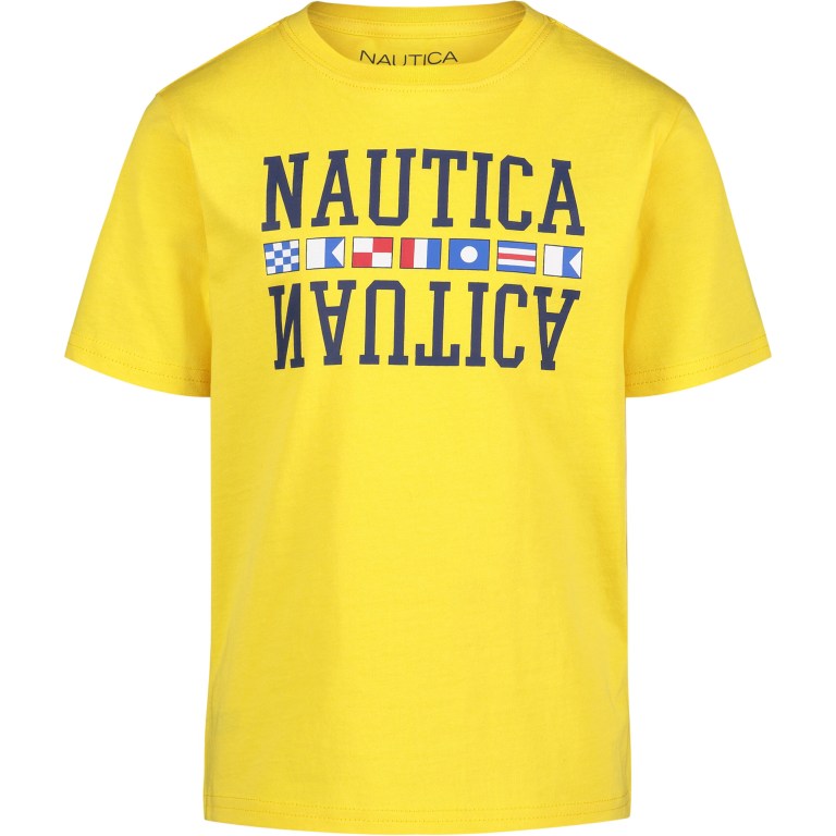 Nautica Toddler Flag Estampadas (2t-4t) Amarillo | AuATADUF