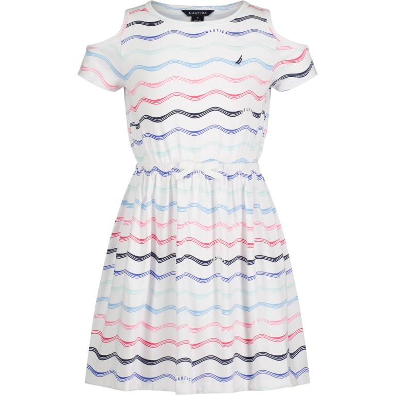 Nautica Toddler Multi Wave (2t-4t) Blancas Azules | 8S03rDLl